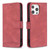 For iPhone 13 Pro Magnetic Clasp RFID Blocking Anti-Theft Leather Case with Holder & Card Slots & Wallet (Red) For iPhone 13 Pro Magnetic Clasp RFID Blocking Anti-Theft Leather Case with Holder & Card Slots & Wallet (Red)