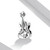 S925 Sterling Silver Retro Violin Beads DIY Bracelet Necklace Accessories S925 Sterling Silver Retro Violin Beads DIY Bracelet Necklace Accessories