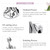 S925 Sterling Silver Retro Violin Beads DIY Bracelet Necklace Accessories S925 Sterling Silver Retro Violin Beads DIY Bracelet Necklace Accessories