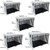 Oxford Cloth Pet Cage Cover Outdoor Furniture Dustproof Rainproof Sunscreen Cover, Size: 109x74x76cm(Grey)