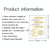 10 PCS Waterproof Hot Stamping Fashion Temporary Tattoo Stickers(VT-316)