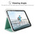 For iPad mini 6 Shell Texture Dual-Folding Horizontal Flip Leather Tablet Case with Holder & Sleep / Wake-up Function(Green)