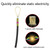 2 PCS P183 Car Anti-Static Elimination Release Device Grounding Strip Car Off-Road Exhaust Pipe Anti-Static Belt, Style: Sedan(Yellow)