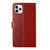 For iPhone 13 Pro Y Stitching Horizontal Flip Leather Phone Case with Holder & Card Slots & Wallet & Photo Frame (Brown)