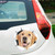 4 PCS 3D Simulation Animal Personality Car Stickers Glass Car Door Scratches Decorative Occlusion Stickers(Cat Style 6)