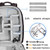 CADeN Multifunctional Shoulder SLR Camera Lens Bag Photography Backpack (Coffee)