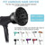 G8 Universal Hair Diffuser Adaptable For Blow Dryers with Rotatable Design Curly Hair Large Wind Hood(White)