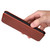 For TCL A3X Carbon Fiber Texture Horizontal Flip Leather Phone Case with Card Slot(Brown)