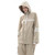 Raninfreem Outdoor Fashion Double Riding Reflection Raincoat Rain Pants Suit L(Light Brown)