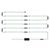 LED Plant Lamp Household Full Spectral Filling Hard Lamp Strip, Style: 30cm 11 Head(Pink Light AU Plug)