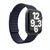 Integrated Silicone Strap Watch Band For Apple Watch Series 9&8&7 41mm / SE 3&SE 2&6&SE&5&4 40mm / 3&2&1 38mm(Midnight)
