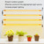 LED Plant Lamp Household Full Spectral Filling Hard Lamp Strip, Style: 50cm 6 Head(Pink Light UK Plug)
