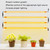 LED Plant Lamp Household Full Spectral Filling Hard Lamp Strip, Style: 30cm 12 Head(Sun Light UK Plug)
