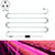 LED Plant Lamp Household Full Spectral Filling Hard Lamp Strip, Style: 50cm 5 Head(Pink Light AU Plug)