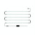 LED Plant Lamp Household Full Spectral Filling Hard Lamp Strip, Style: 50cm 5 Head(Pink Light AU Plug)