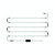 LED Plant Lamp Household Full Spectral Filling Hard Lamp Strip, Style: 50cm 5 Head(Pink Light UK Plug)