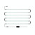 LED Plant Lamp Household Full Spectral Filling Hard Lamp Strip, Style: 50cm 6 Head(Pink Light EU Plug)