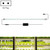 LED Plant Lamp Household Full Spectral Filling Hard Lamp Strip, Style: 50cm 1 Head(Sun Light EU Plug)