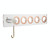 JD01 Punch-Free Hange Acrylic Hair Dryer Storage Bracket For Dyson Hair Dryer(Transparent)