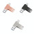 64GB USB 3.0 + 8 Pin + USB-C / Type-C 3 in 1 Phone Computer Metal Rotatable U-Disk(Pink)