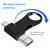 16GB USB 3.0 + 8 Pin + USB-C / Type-C 3 in 1 Mobile Computer Metal U-Disk(Pink)