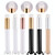 6 PCS Soft Hair Nasal Washing Brush To Remove Blackheads And Deep Cleansing Nose Pore Shrinkage Cleaning Brush, Exterior color: Flower Head White Silver
