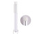 6 PCS Soft Hair Nasal Washing Brush To Remove Blackheads And Deep Cleansing Nose Pore Shrinkage Cleaning Brush, Exterior color: Flat Head  White Silver 6 PCS Soft Hair Nasal Washing Brush To Remove Blackheads And Deep Cleansing Nose Pore Shrinkage Cleaning Brush, Exterior color: Flat Head  White Silver