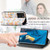 For ZTE Nubia Z30 Pro Colorful Magnetic Horizontal Flip Leather Phone Case with Holder & Card Slot & Wallet(Rhombus)