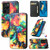 For ZTE Nubia Z30 Pro Colorful Magnetic Horizontal Flip Leather Phone Case with Holder & Card Slot & Wallet(Colorful Cloud)