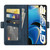 For OPPO Realme GT Neo2 Dual-side Magnetic Buckle Horizontal Flip Leather Case with Holder & Card Slots & Wallet(Dark Blue)