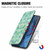 For ZTE Nubia Z30 Pro Colorful Magnetic Horizontal Flip Leather Phone Case with Holder & Card Slot & Wallet(Emerald)