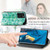 For ZTE Nubia Z30 Pro Colorful Magnetic Horizontal Flip Leather Phone Case with Holder & Card Slot & Wallet(Emerald)