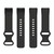 For Fitbit Charge 5 Silicone Watch Band, Size:S (Black)