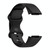 For Fitbit Charge 5 Silicone Watch Band, Size:S (Black)