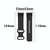 For Fitbit Charge 5 Silicone Watch Band, Size:S (Black)