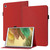 For Samsung Galaxy Tab A7 Lite 8.7 T220/T225 Rhombus Skin Feel Horizontal Flip Tablet Leather Case with Card Slots & Holder(Red)