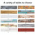 PVC Wood Grain Wall Stickers Bedroom Waterproof Wood Board Stickers Living Room Self-Adhesive Non-Slip Floor Stickers, Specification: Twill Style(MBT002)