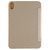 For iPad mini 6 3-folding TPU Horizontal Flip Leather Tablet Case with Holder(Gold)