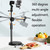 Mobile Phone Live Support Shooting Gourmet Beautification Fill Light Indoor Jewelry Photography Light, Style: 500W Mushroom Lamp + Tripod