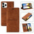 For iPhone 13 Pro Max Dream Magnetic Suction Business Horizontal Flip PU Leather Case with Holder & Card Slot & Wallet (Brown)