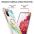 For Samsung Galaxy S20 FE  5G / 4G Electroplating Marble Pattern IMD TPU Shockproof Case with Ring Holder(Green 004)