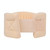2 PCS 003 Household Sponge Collar Men And Women Breathable Adjustable Neck Brace, Size: M (Flesh Color)