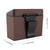 Car Plastic Trash Can Large Capacity Interior Accessories Box (Brown)
