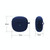 For QCY HT03 Integrated Liquid Silicone Earphone Protective Case with Hook(Sky Blue)