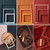 3 in 1 Different Sizes Morandi Color Wooden Photo Frame Series Color Spray Paint Photo Props Photography Background Ornaments(Normal  Blue)