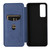 For TCL 30 5G / 30+ Carbon Fiber Texture Horizontal Flip Leather Phone Case(Blue)