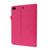 For iPad mini 6 Business Horizontal Flip PU Leather Tablet Case with Two-Folding Holder & Card Slots & Pen Slot(Rose Red)
