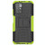 For Xiaomi Redmi 10 Tire Texture Shockproof TPU+PC Protective Case with Holder(Green)