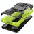 For Xiaomi Redmi 10 Tire Texture Shockproof TPU+PC Protective Case with Holder(Green)