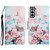 For Samsung Galaxy S21 FE 5G Painted Pattern Horizontal Flip Leather Case with Holder & Card Slot & Wallet(Peony Butterfly)